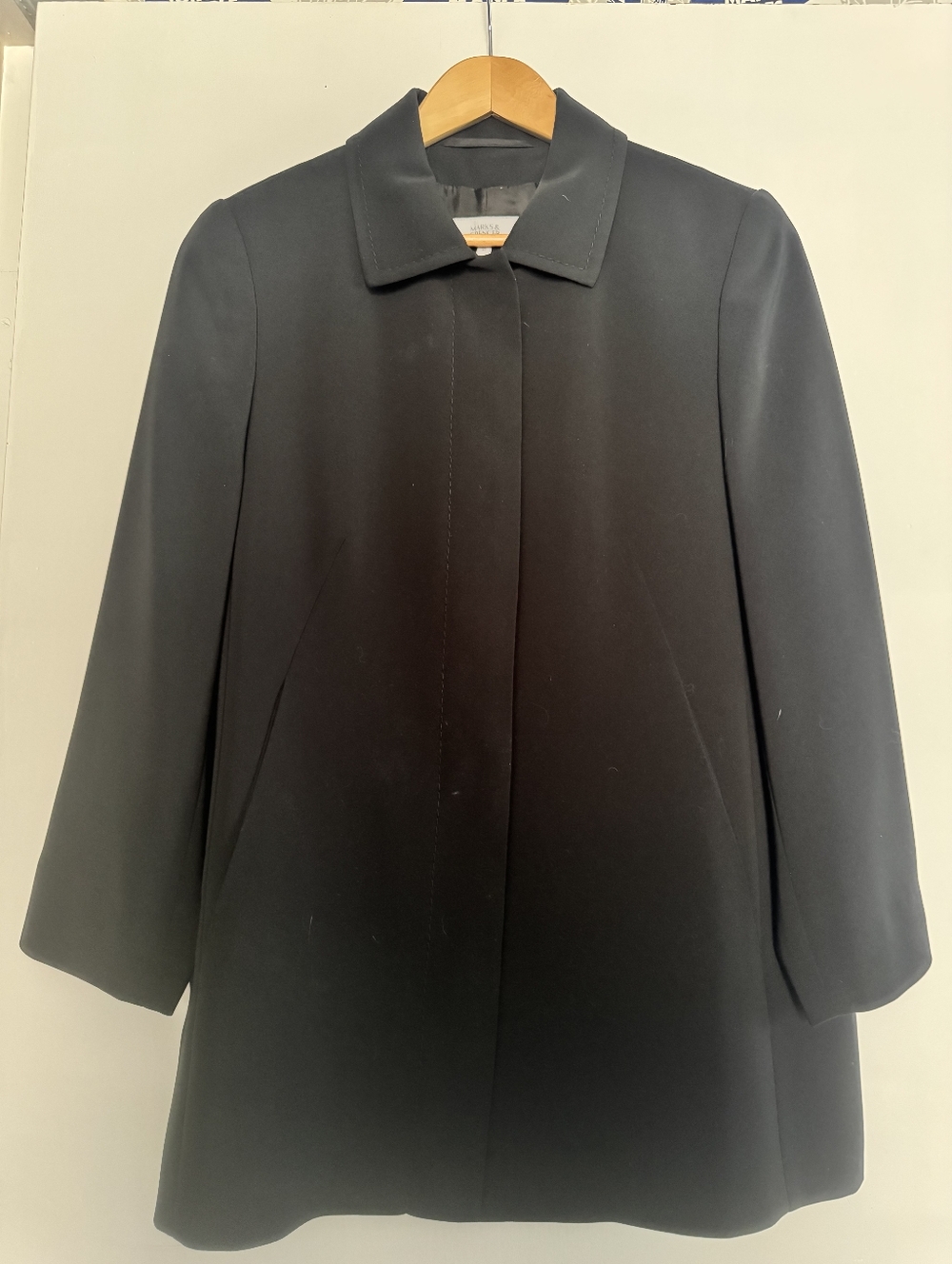 Marks & Spencer Black Pea Coat